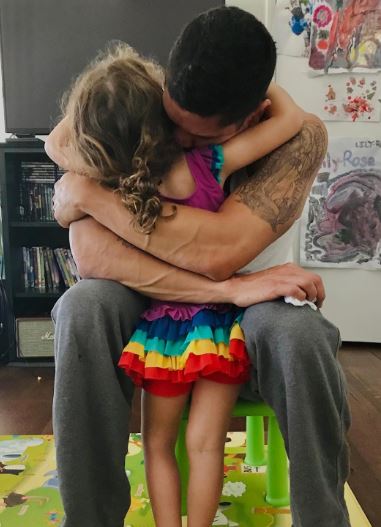 Emily Frlekin husband JD Pardo and daughter